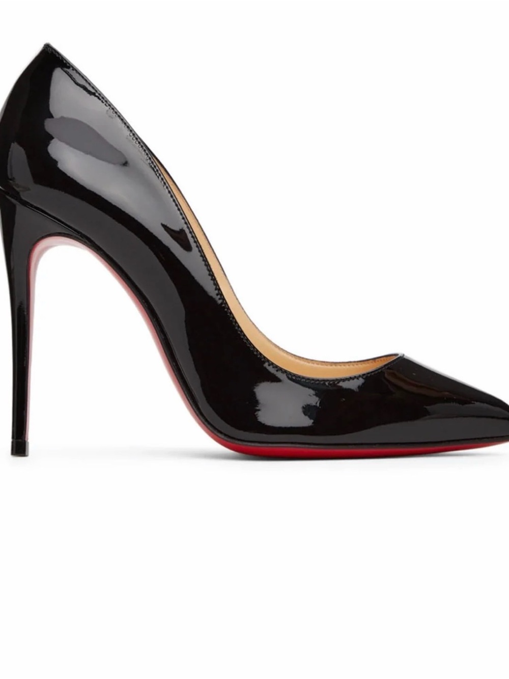 Christian Louboutin Pigalle Follies 100 Black Patent Leather 39.5 39